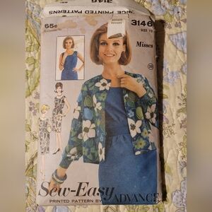Vintage 60s Dress and Jacket Pattern